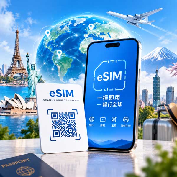 eSIM流量卡 全球旅行eSIM 国际上网套餐